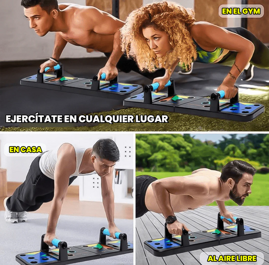 Tabla Multifuncional 9 en 1, Gimnasio en casa 🏋️‍♂️