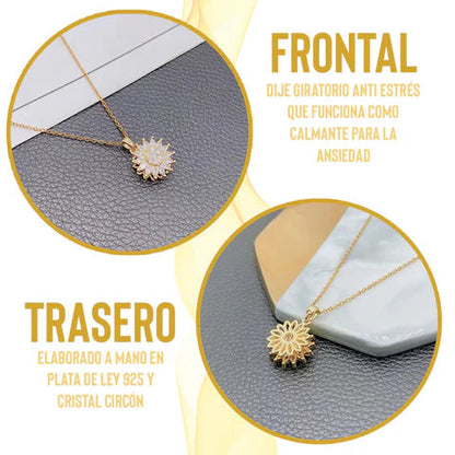 Collar Girasol Giratorio - Perfecto para sorprender a tu novia