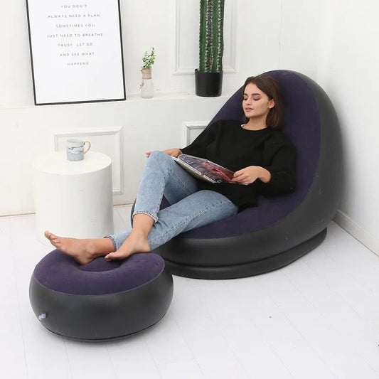 Sofa inflable comodo 2 en 1 ❤️